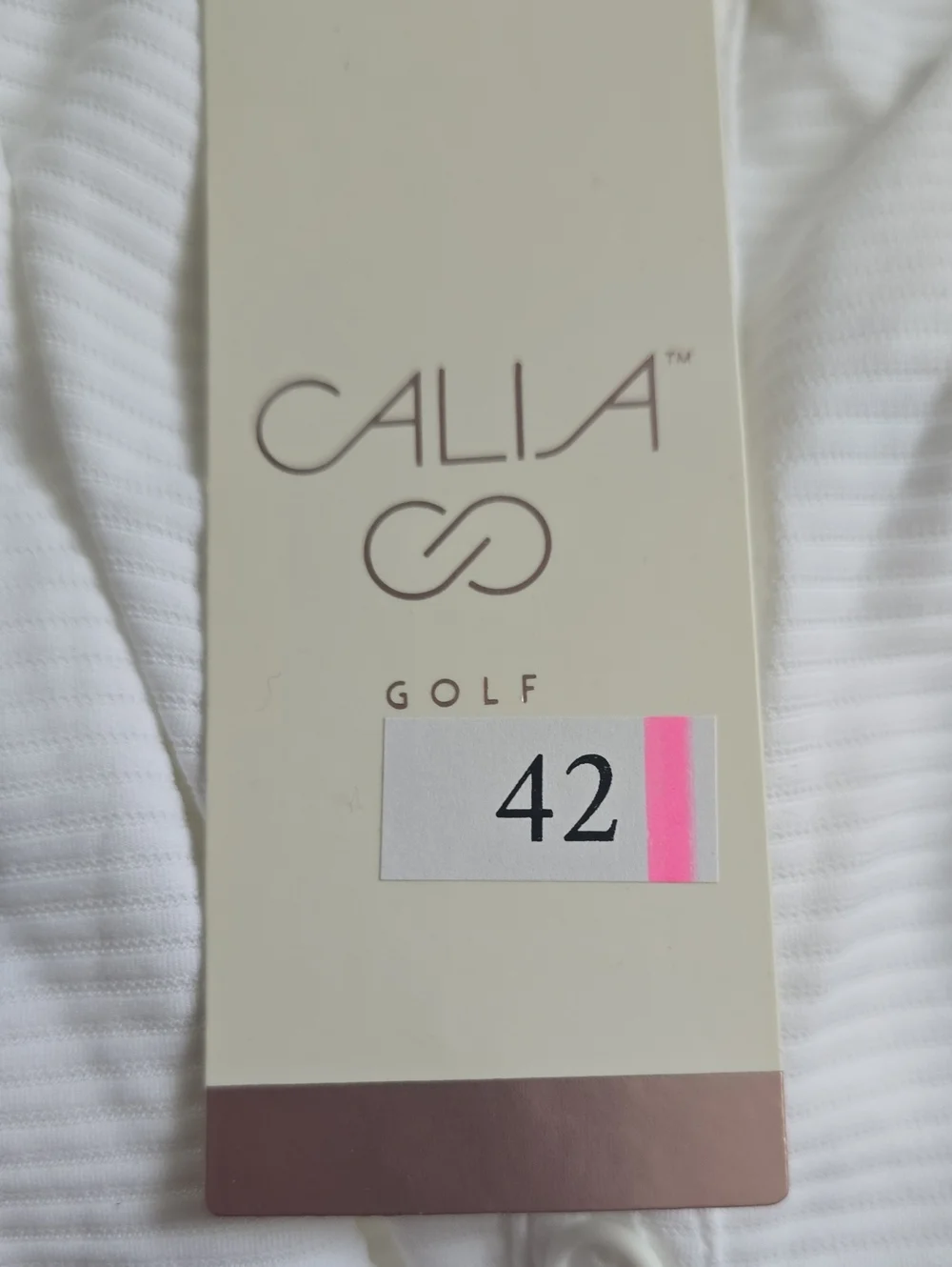 Calia By Carrie Underwood Golf Women's XL White Tank Top Shirt New w/ Tags! - Picture 4 of 6